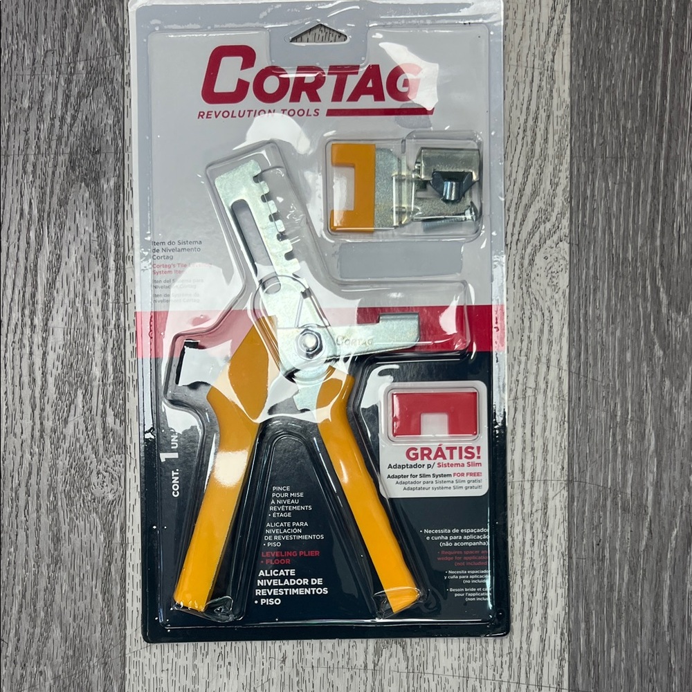 Tile Leveling System Pliers - Yellow